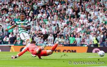 Adam Idah’s 90th-minute goal wins Scottish Cup final for Celtic against Rangers