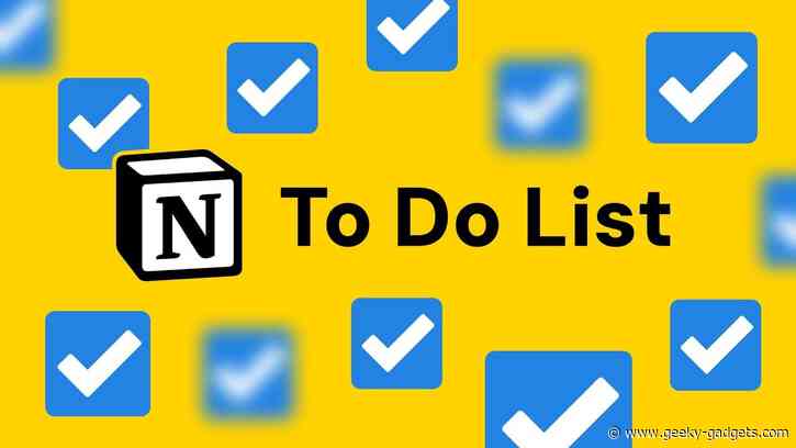How to Create a Notion To Do List