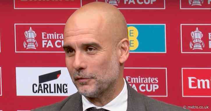 Pep Guardiola reveals the ‘mistake’ he made in Manchester City’s FA Cup final defeat to Manchester United