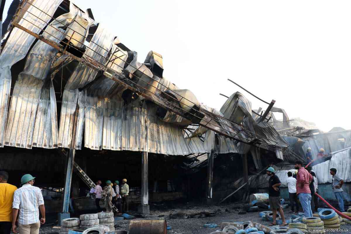 Rajkot fire: Blaze at amusement park in western India kills at least 24 people