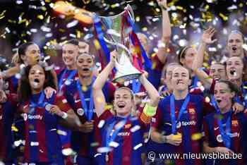 De ‘treble’ is binnen: Barcelona verschalkt Olympique Lyon in Bilbao en wint voor tweede jaar op rij Champions League voor vrouwen