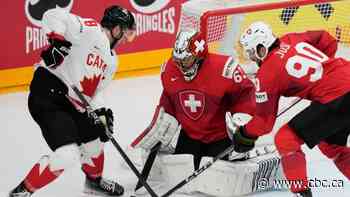 Canada suffers SO loss to Swiss at hockey worlds, will play Sweden for bronze