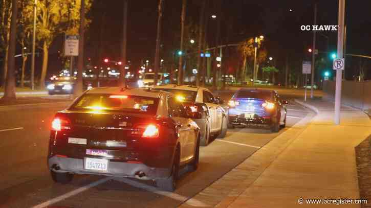 Driver arrested at John Wayne Airport after police pursuit that reached 120 mph
