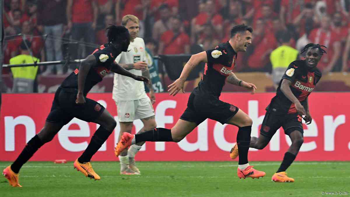 Double trotz hitziger Pyro-Show: Bayer Leverkusen erkämpft DFB-Pokalsieg mit zehn Mann