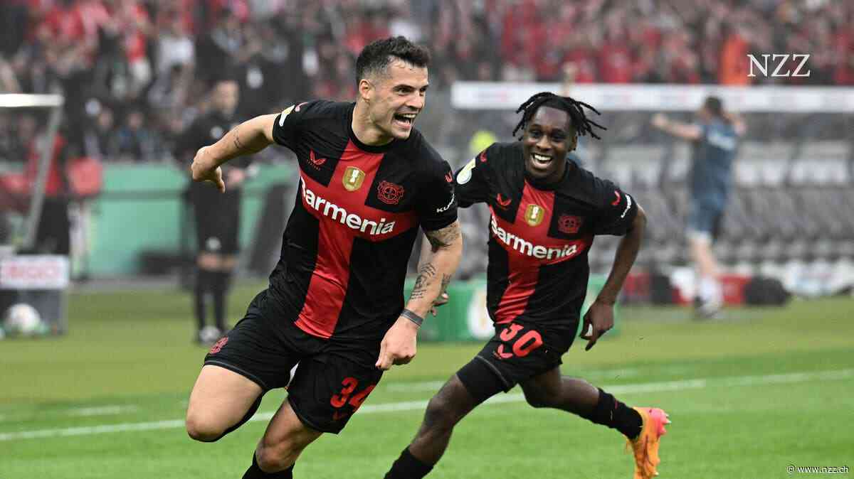 Granit Xhaka schiesst Bayer Leverkusen im Pokalfinal zum Double