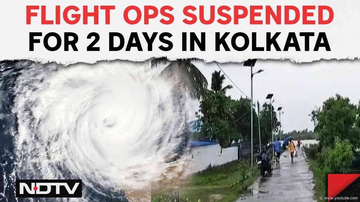 Cyclone Remal News | Kolkata Airport To Suspend Flights For 21 Hours From Sunday Noon