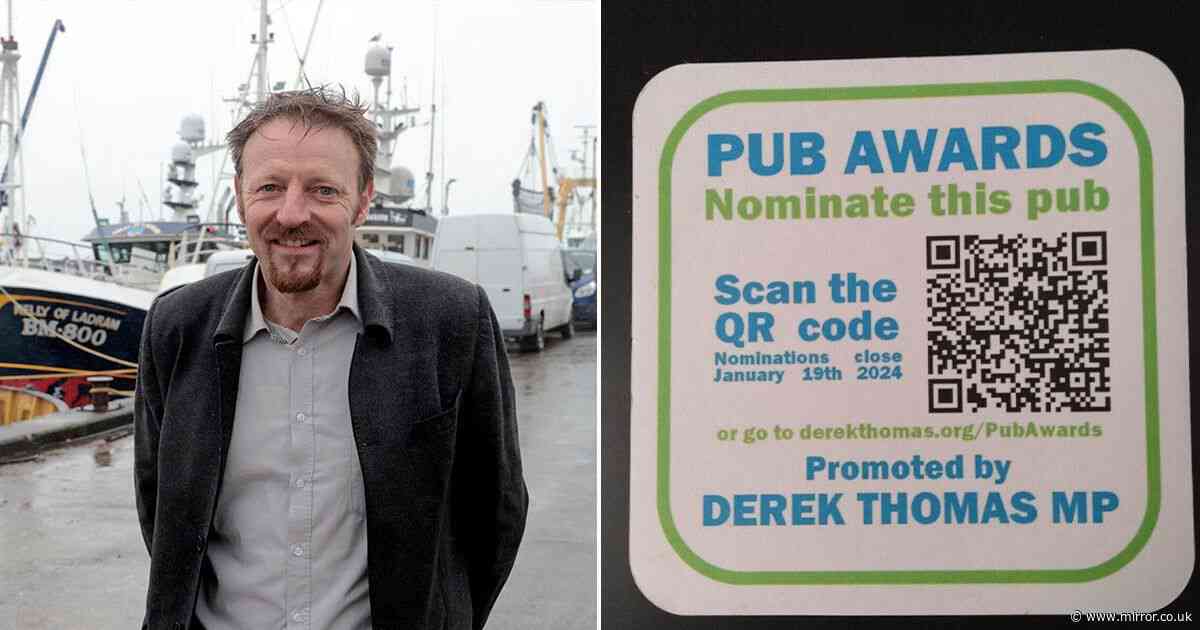 Tory MP denies breaking rules by claiming expenses for beer mats plot to collect voters' data