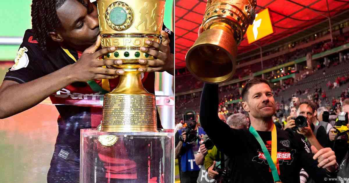 Bayer Leverkusen blijft in Duitsland wél ongeslagen met winst DFB-Pokal, Mbappé neemt afscheid met Franse dubbel