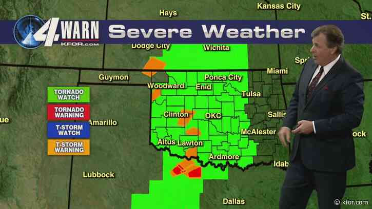 LIVE: Possible severe weather moving across Oklahoma