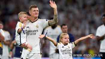 Kroos bids tearful farewell to Real Madrid fans