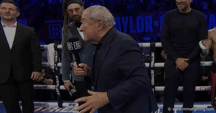 Video: Bob Arum erupts after Jack Catterall beats Josh Taylor in rematch: ‘Those scorecards were a disgrace’