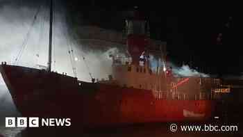 Historic lightship reopens after 'devastating' fire