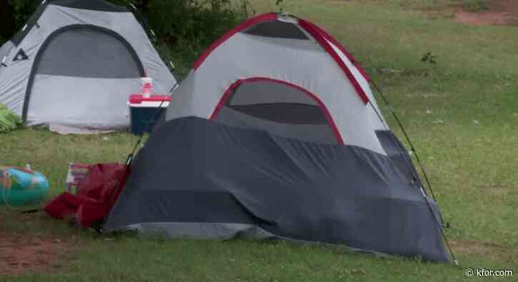 Campers enjoy Memorial Day weekend at lake despite severe weather