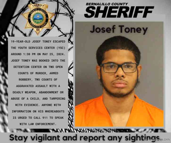 Local authorities search for 19-year-old escapee detained on murder, robbery charges