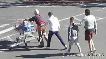 Shocking moment confused and frightened 93 year-old man is targeted by gang of three pickpockets in Portland Costco parking lot