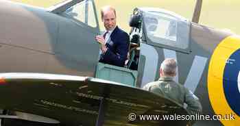 William and Kate issue statement after death of pilot in Spitfire crash