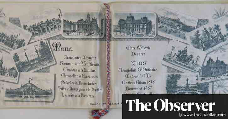 ‘History is written at the dining table’: what 4,000 menus tell us about royals, politicians and society