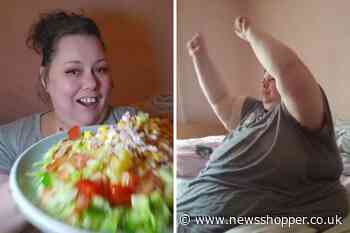 Mum with mobility issues due to size celebrates weight loss