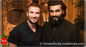 Throwback: Arjun on faking height in pics with Beckham