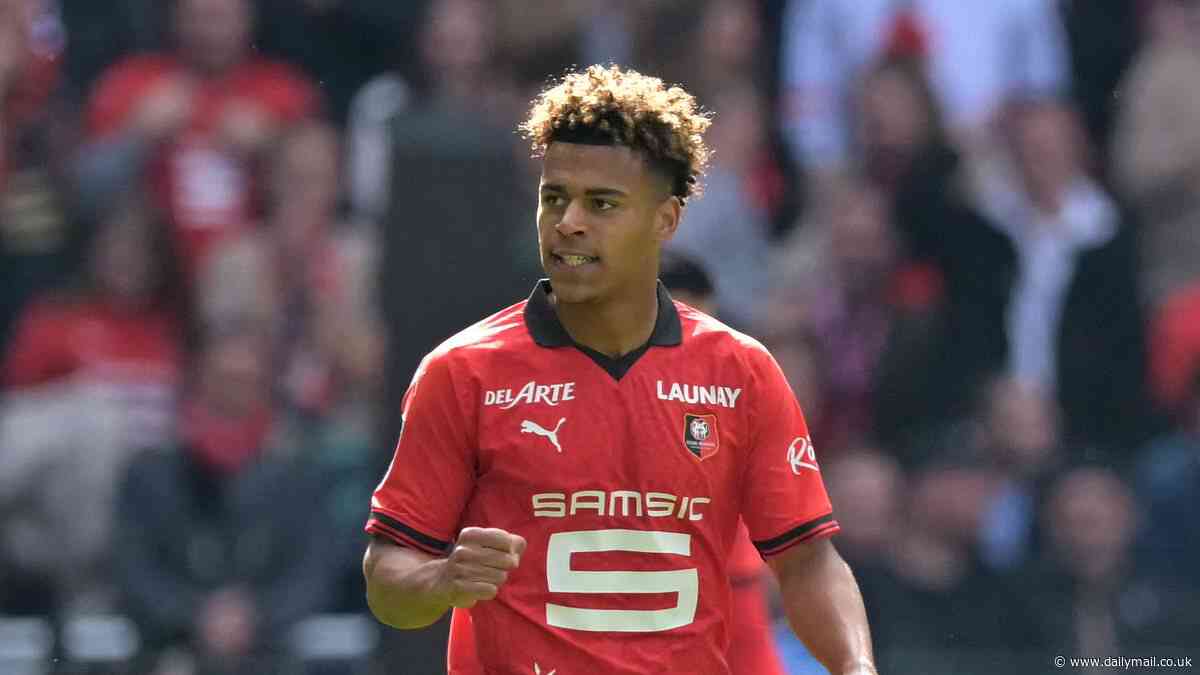 Man United set to battle Arsenal and Tottenham for the signing of 18-year-old Rennes wonderkid Desire Doue, with team-mates hailing him as the 'best youngster they have seen'