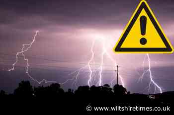 Swindon and Wiltshire weather warning issued for thunderstorms