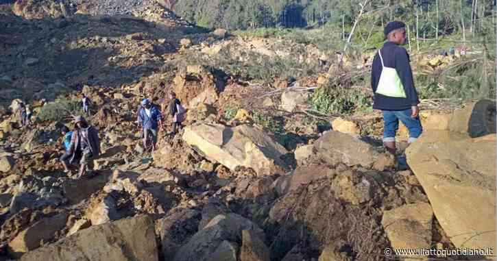 Almeno 670 morti per una frana in Papua Nuova Guinea: “Interi villaggi sepolti da fango e detriti”