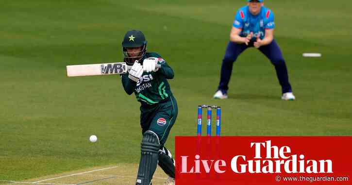 England v Pakistan: second women’s cricket ODI – live