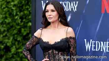 Catherine Zeta-Jones channels Morticia Addams in sultry throwback photo