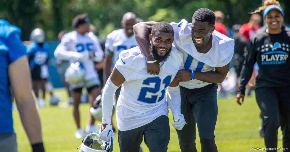 Which Lions player had most promising reports from OTA Week 1?