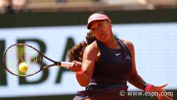 Osaka wins at French Open for 1st time since '21