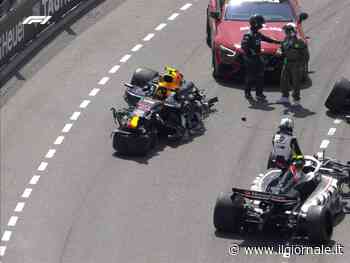 Bandiera rossa al primo giro, Red Bull distrutta, Ferrari di Sainz fora: cos'è successo al Gp di Monaco