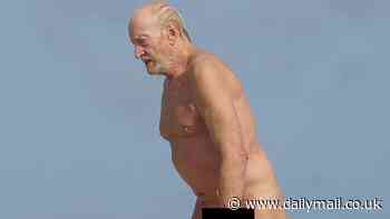 He's got the Crown Jewels! Mountbatten actor Charles Dance, 77, joins girlfriend Alessandra Masi, 55, in Formentera as they strip off and soak up the sun on a nudist beach