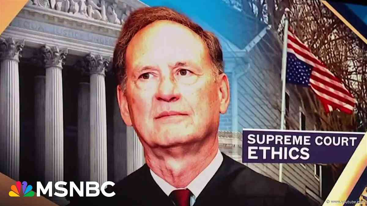 Justice Alito’s home displayed a second controversial flagged linked to Jan. 6 rioters