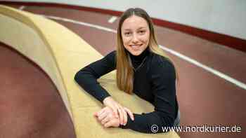 Pauline Richter vom 1. LAV Rostock läuft über 200 Meter in die U18-Weltspitze