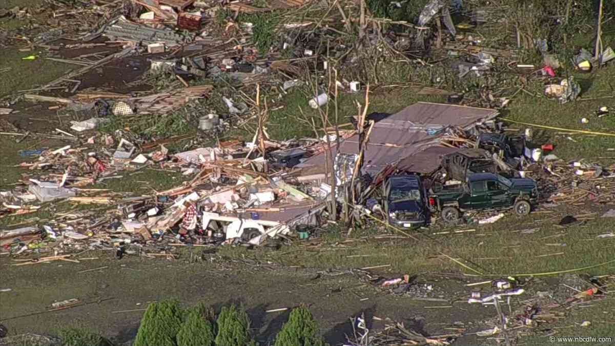 Seven dead, including two children, after tornado warning in  Cooke and Denton counties