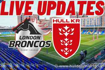 London Broncos v Hull KR live score updates: Robins maintaining point per minute