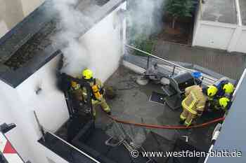 Grillunfall löst Feuerwehreinsatz in Bad Lippspringe aus