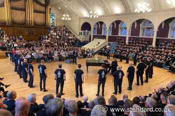 400 men ‘sing their hearts out’ at concert to support Prostate Cancer UK