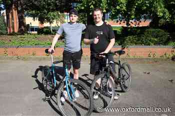 Young duo cycling from Oxford to Paris and back for CALM