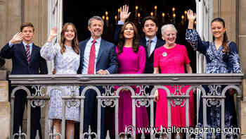 Danish royals make landmark balcony appearance for King Frederik's 56th birthday