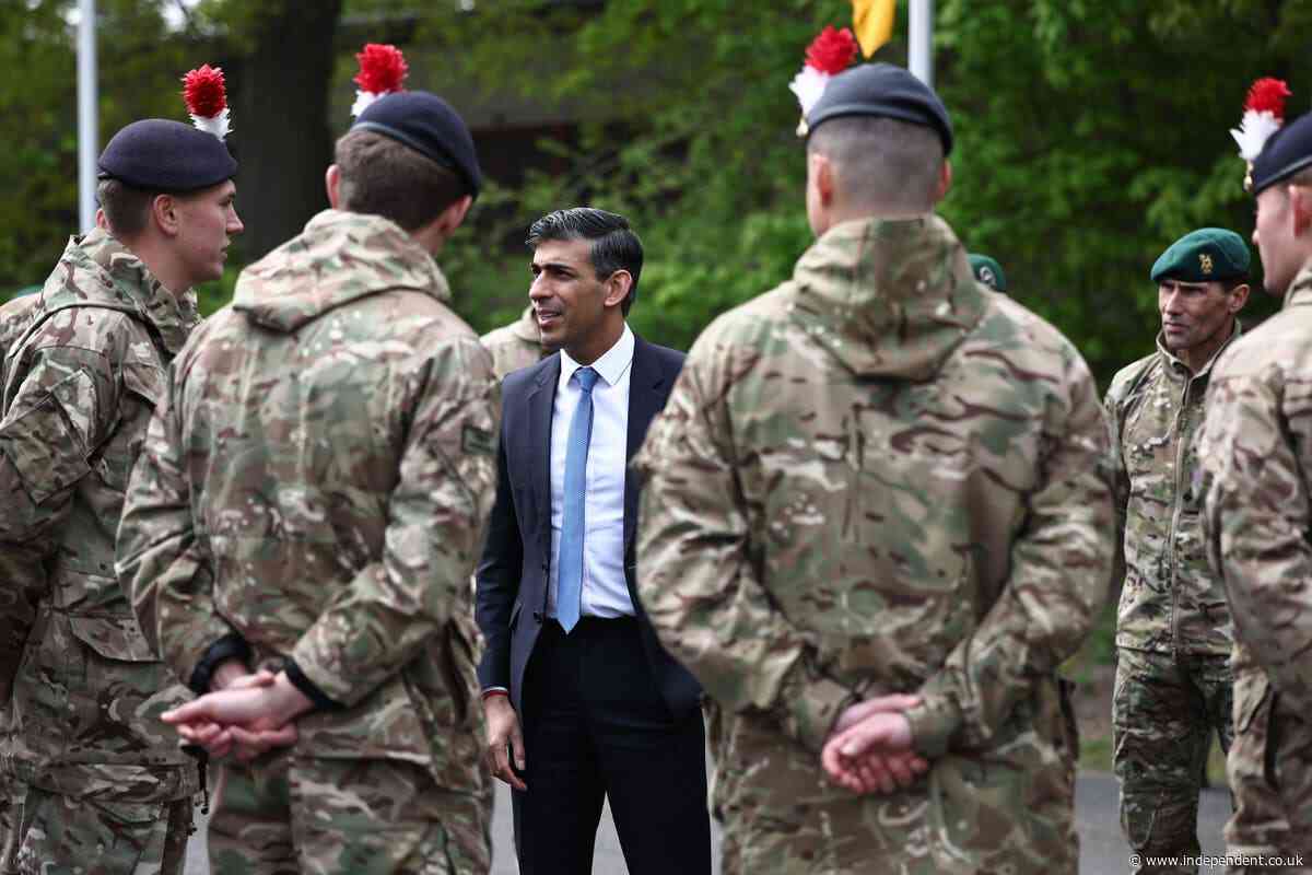 Defence minister ruled out National Service over morale fears day after Rishi Sunak called election