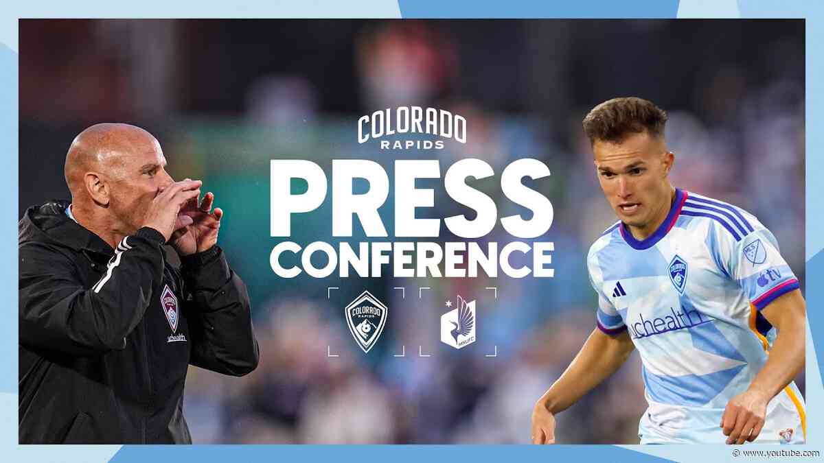Postgame Press Conference: Colorado Rapids vs. Minnesota United