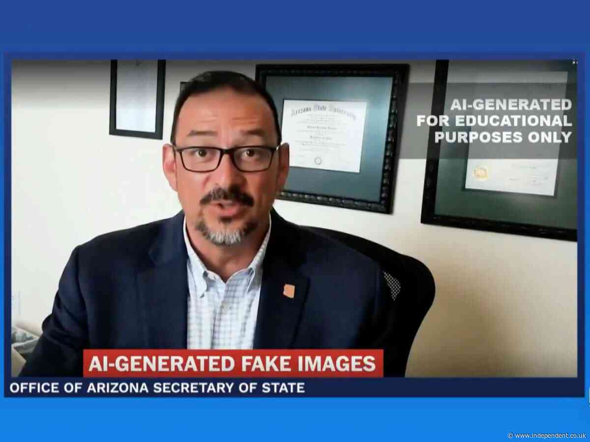 Arizona official uses deepfake version of himself to warn voters not to be fooled by AI
