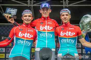 Robin Orins rondt glansprestatie van Lotto Dstny Devo Team af in Omloop het Nieuwsblad: “Dit is mijn antwoord met de pedalen”