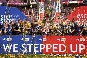 Southampton F.C. players celebrate Championship playoff win