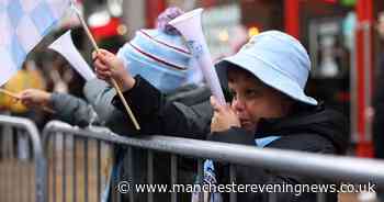 LIVE: Man City fans descend on city centre ahead of Premier League trophy parade
