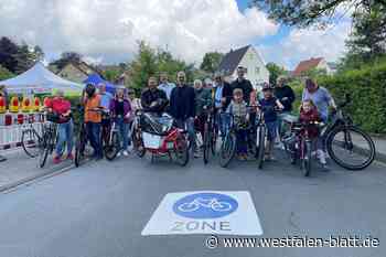 Klingeling im Meyerfeld: Fahrradzone eingeweiht