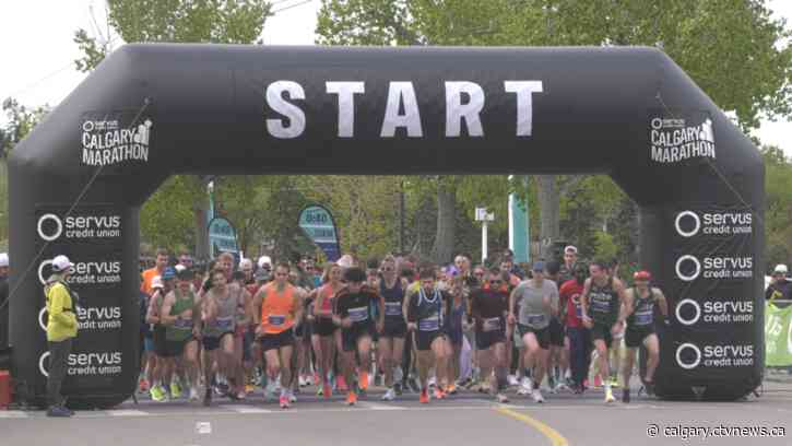 Runners battle the elements as Calgary Marathon celebrates 60 years