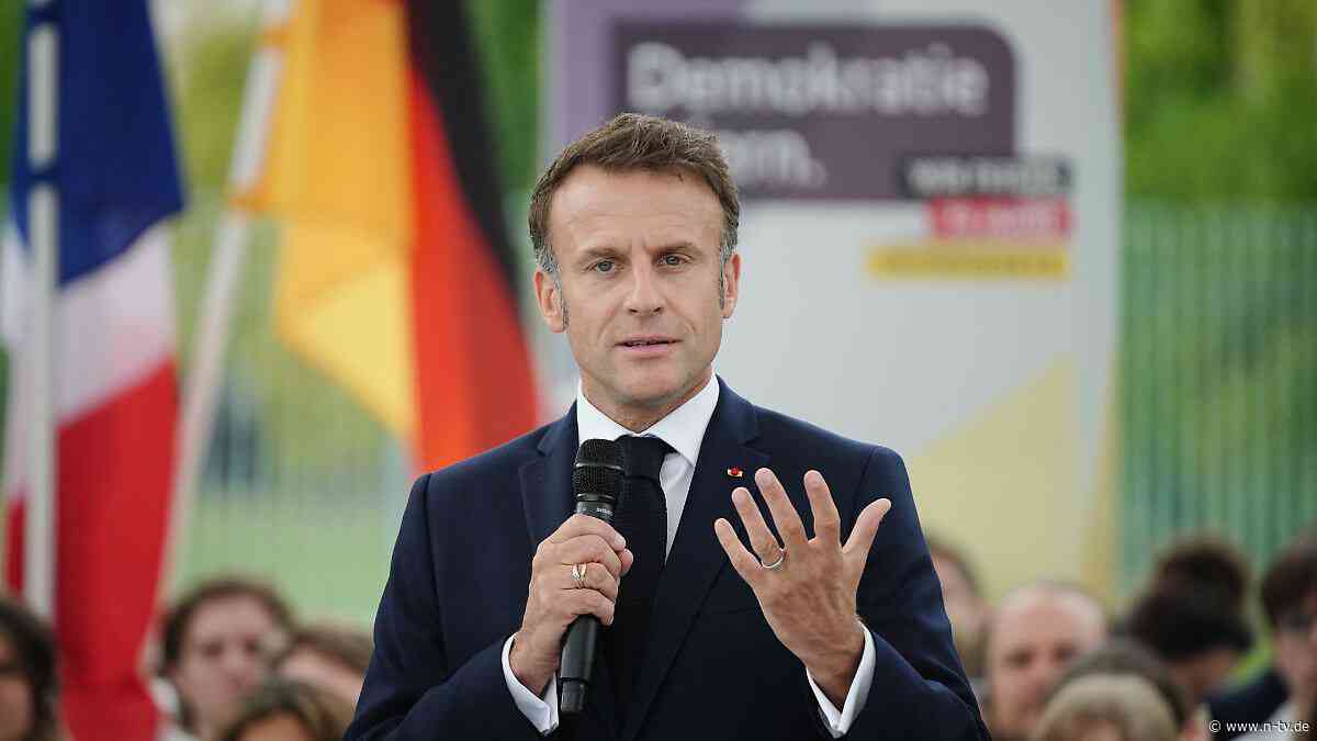 "Existenzieller Moment": Macron warnt in Berlin vor rechtsextremer Zerstörung Europas