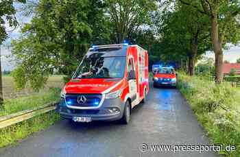 FW Hünxe: Zwei verletzte Personen nach Verkehrsunfall